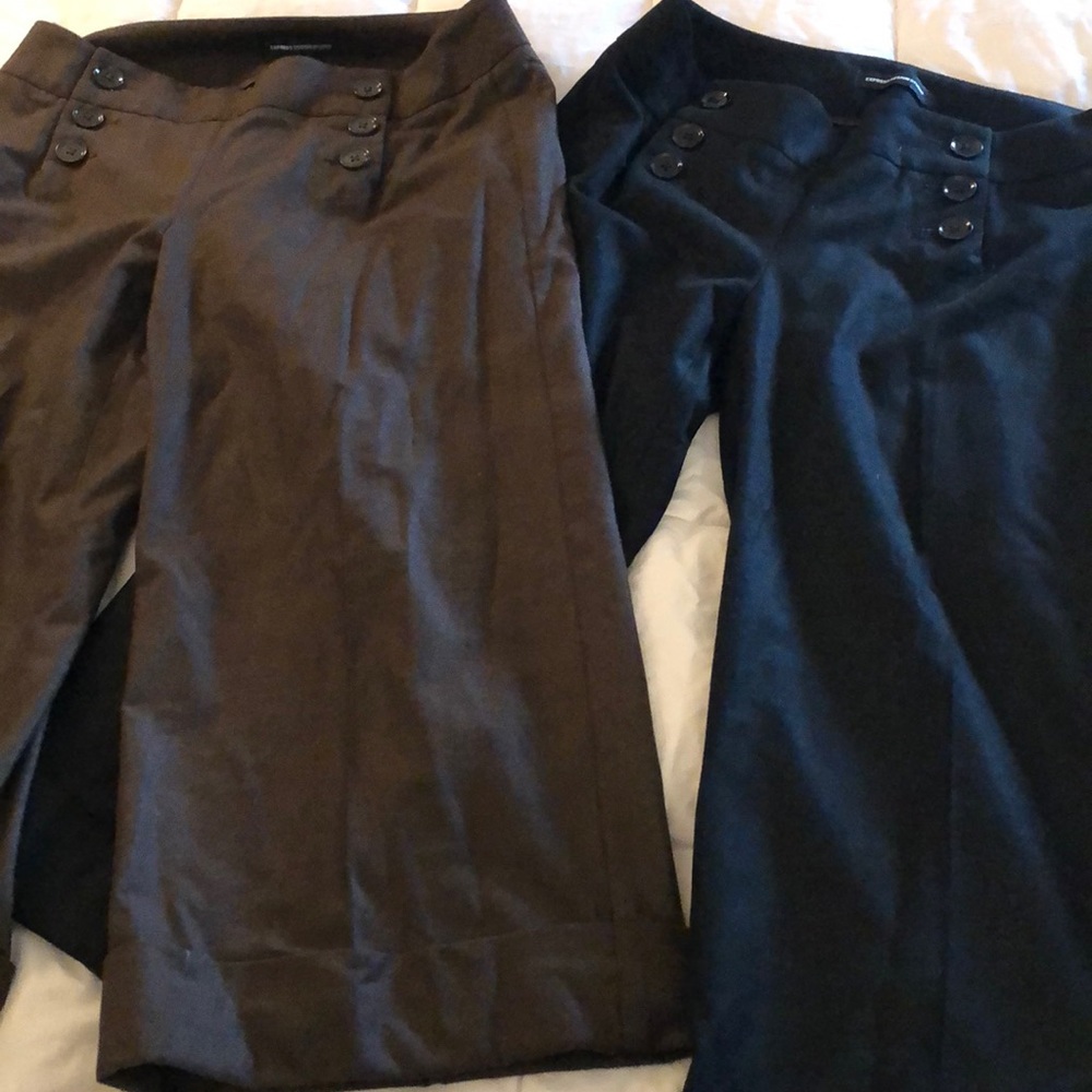 2 Pairs Express Cropped Dress Capris!!
